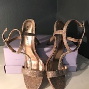 ROSE GOLD STRAPPY HEEL